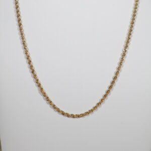 Cadena Lazo 2.9gr / 50cm / 2mm Oro Amarillo +3 18K.