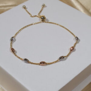 Pulso Franco Ajustable Dijes 2.60gr.