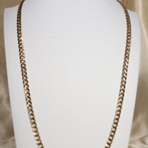 Cadena Cubana 14.55gr / 60cm / 5.5mm Oro Amarillo +0 18K.