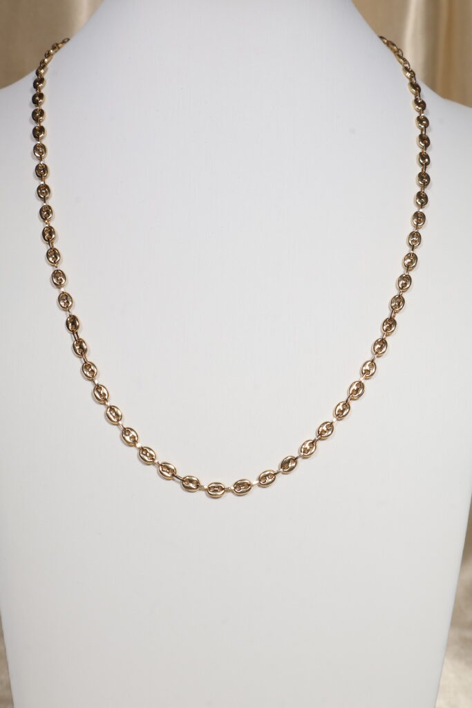 Cadena GC 7.05gr / 46.8cm / 4mm Oro Amarillo 18K.