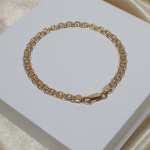 Pulso Chino 7.3gr / 19cm / 4.2mm Oro Amarillo +0 18K.