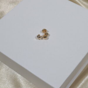 Topos Bola Diamantada 18K (N) Size 4MM Weight 0.5gr.