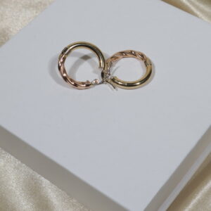 Candongas Lady 2.85gr / 2.3cm / Tres Oros 18K.