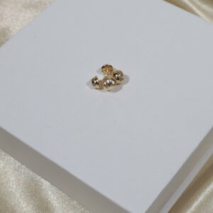 Topos Bola 0.6gr / 5mm Diamantada Oro Amarillo 18K.