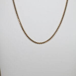 Cadena Veneciana 7.65gr / 45cm / 3mm Oro Amarillo +3.