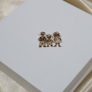 DIJE dije familia 18K (N) Size 3cm Weight 2.75g.