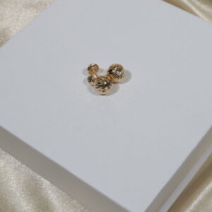 Topos Bola Diamantada 18K (N) Size 8mm Weight 1.1g.