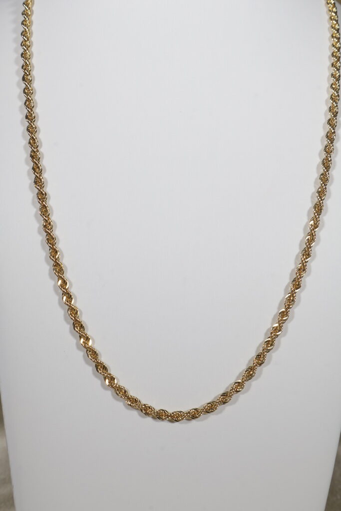 Cadena Lazo 13.7gr / 60cm / 4.3mm Oro Amarillo +3 18K.