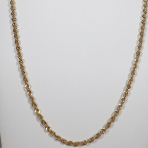 Cadena Lazo 13.7gr / 60cm / 4.3mm Oro Amarillo +3 18K.