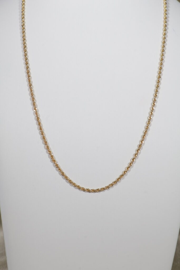 Cadena Lazo 4.5gr / 50cm / 2.7mm Oro Amarillo +3 18K.