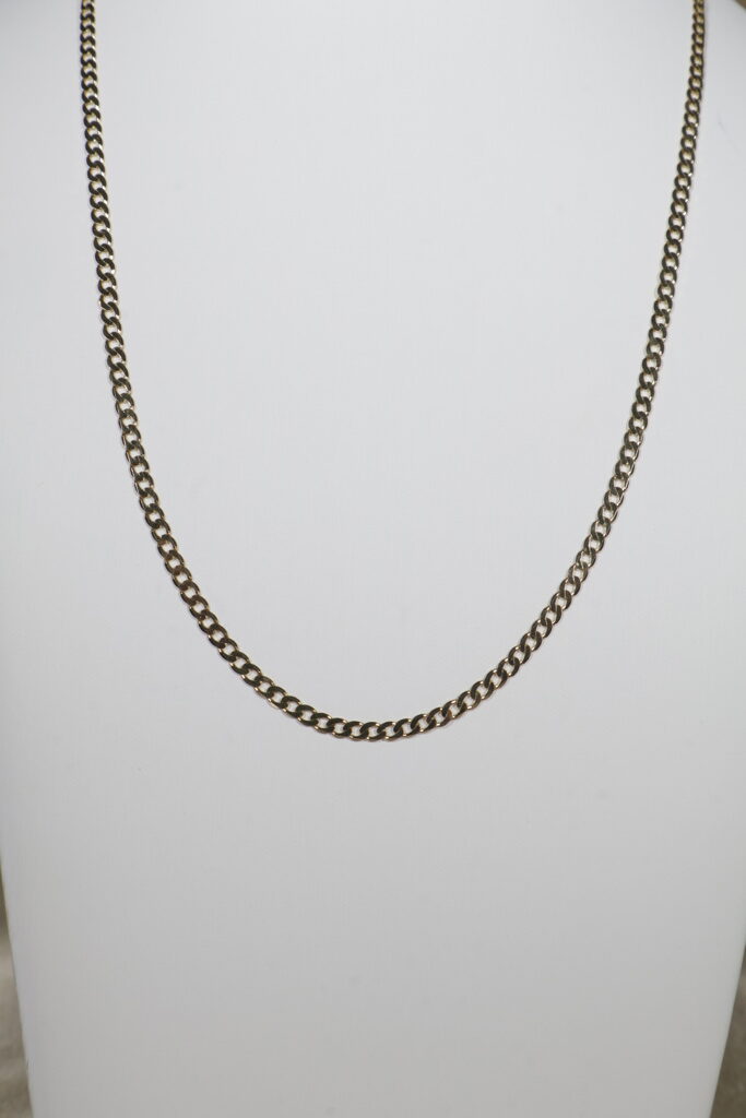 Cadena Cubana 7.8gr / 50.5cm / 3.2mm Oro Amarillo +0 18K.