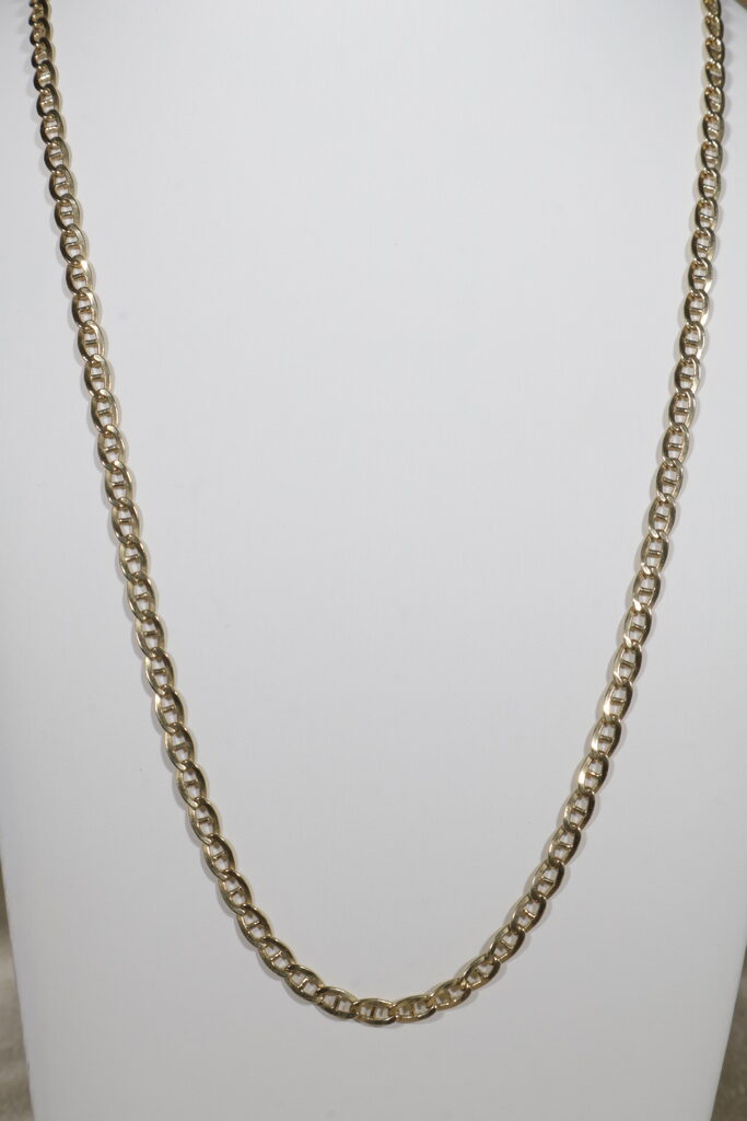 Cadena Escalera 9.65gr / 60cm / 4.3mm Oro Amarillo +3 18K.