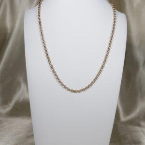 CADENA ROLL-ON. 7.45gr / 50cm de largo / oro 18k +3